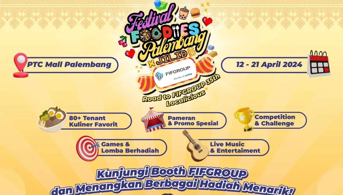 FIFGROUP Hadir di Festival Foodies Palembang 2024