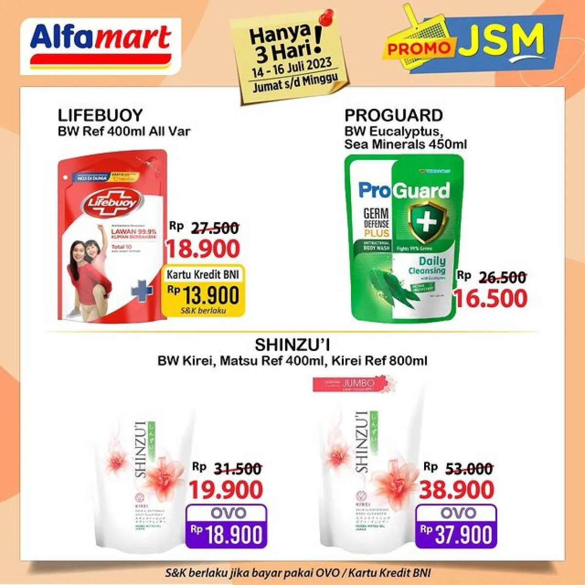 Katalog Promo JSM Alfamart Hanya 3 Hari Periode 14-16 Juli 2023