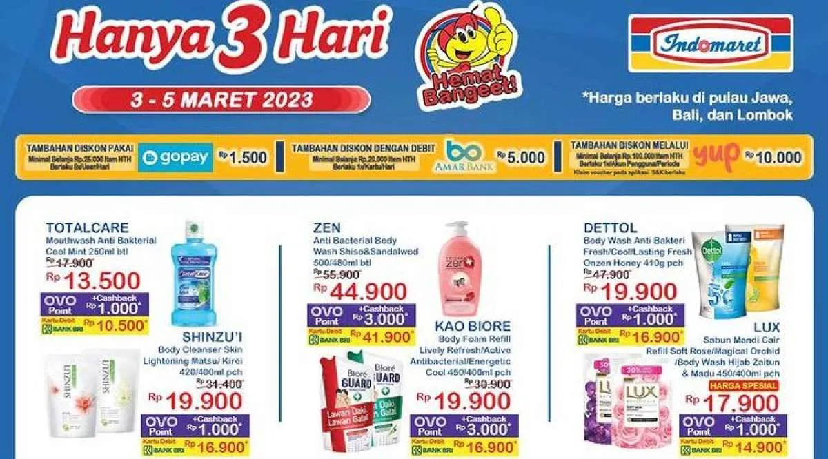 Promo JSM Indomaret Terbaru 4 Maret 2023, Belanja Sabun Mandi Lebih Hemat