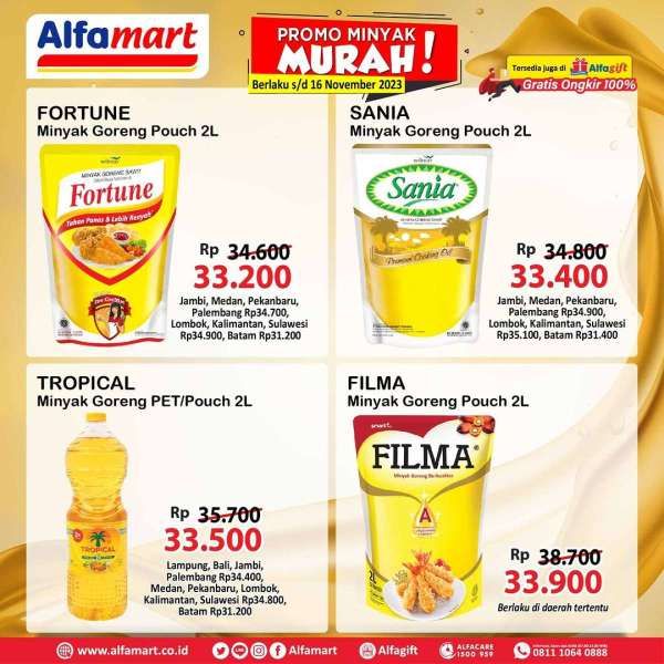 Promo Alfamart Minyak Goreng Murah Sampai 16 November 2023