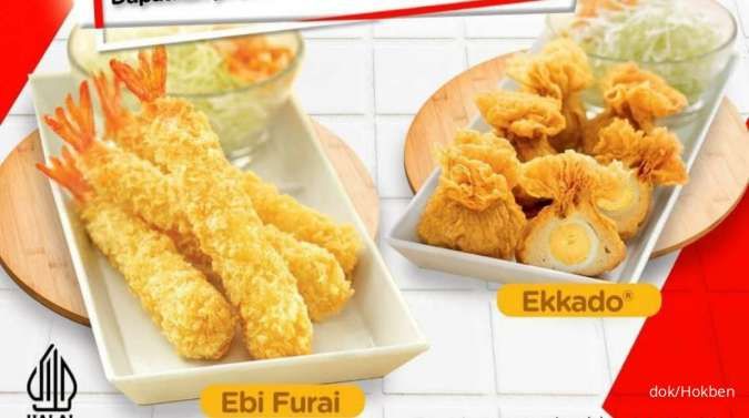 Promo Hokben Beli Ebi Furai dan Ekkado Rp 30 Ribu Setiap Rabu di Bulan Agustus 2022