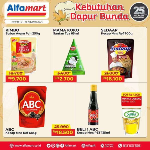 Promo Alfamart 1-15 Agustus 2024, Promo Minyak Goreng Murah