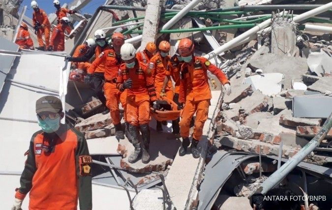 Hingga siang ini, jumlah korban meninggal dalam bencana tsunami Sulteng 844 orang