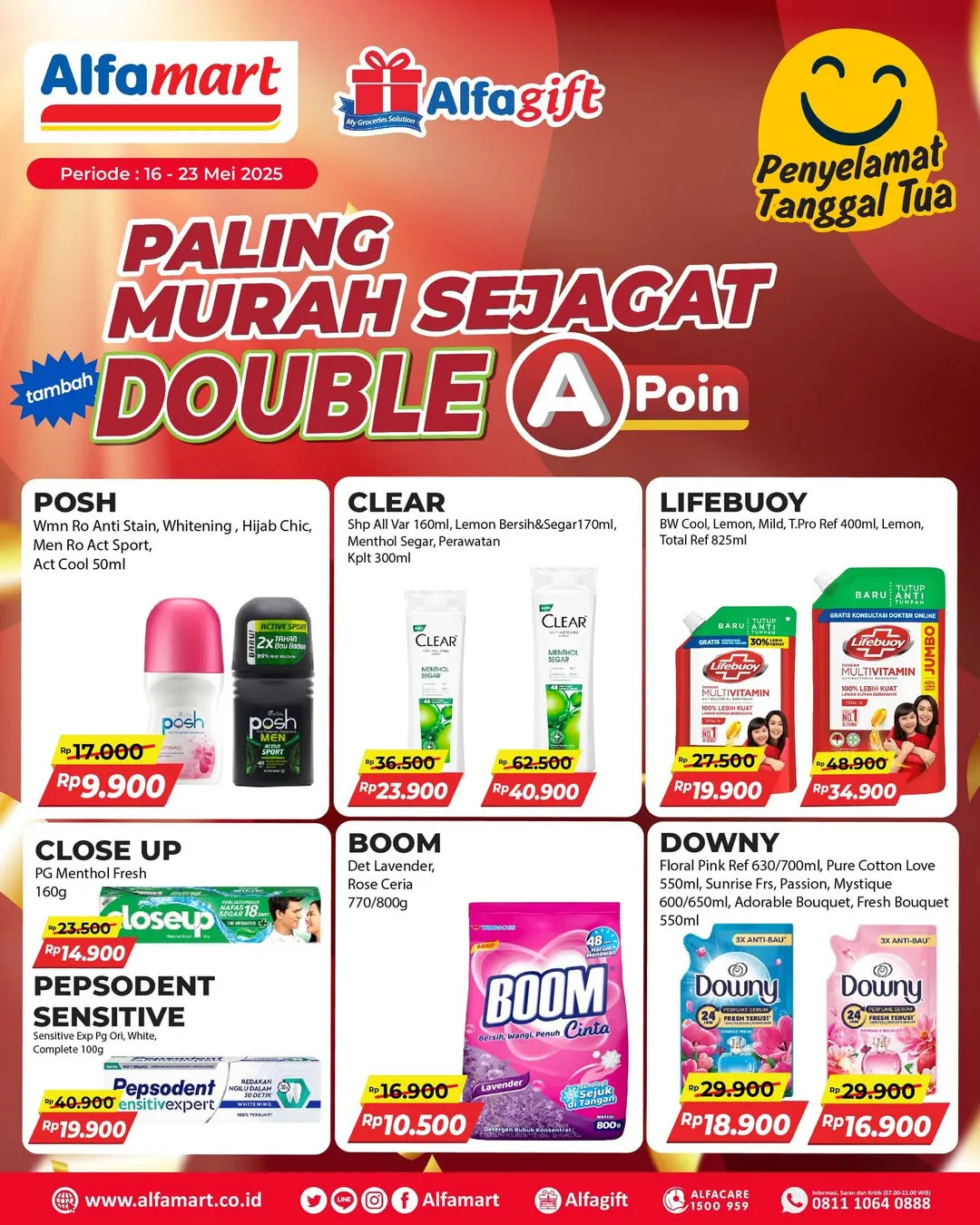 Promo Alfamart Paling Murah Sejagat Periode 16-23 Mei 2025