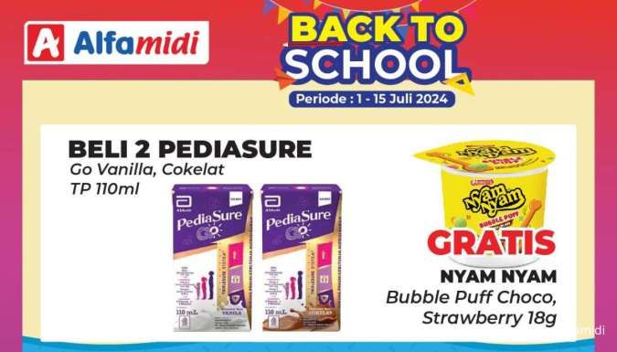 Promo Alfamidi Back to School 1-15 Juli 2024, Alat Tulis & Camilan Anak Harga Spesial