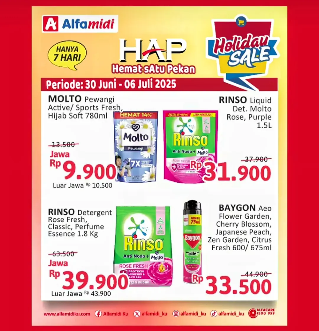 Promo Alfamidi Hemat Satu Pekan Periode 30 Juni-6 Juli 2025