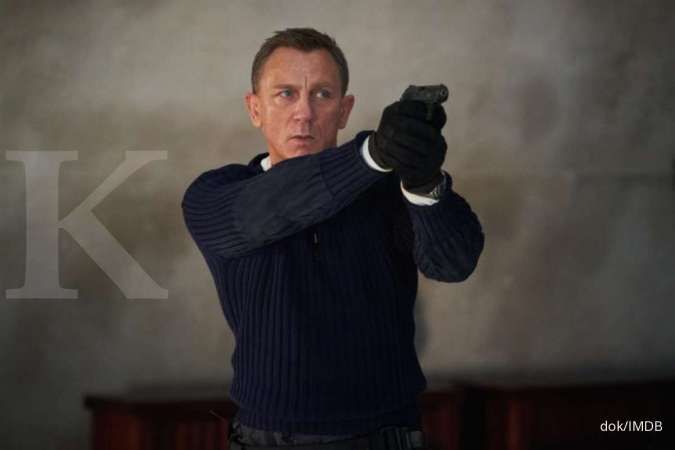 Adegan Daniel Craig film terbaru James Bond, No Time To Die.