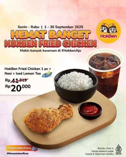 Promo Hokben Fried Chicken September 2025