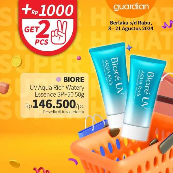 Promo Guardian Super Hemat Periode 8-21 Agustus 2024