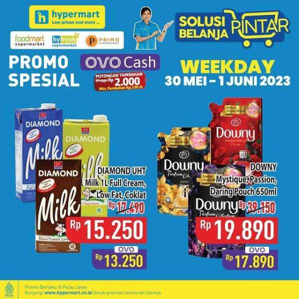 Promo Hypermart Hyper Diskon Weekday Periode 30 Mei-1 Juni 2023