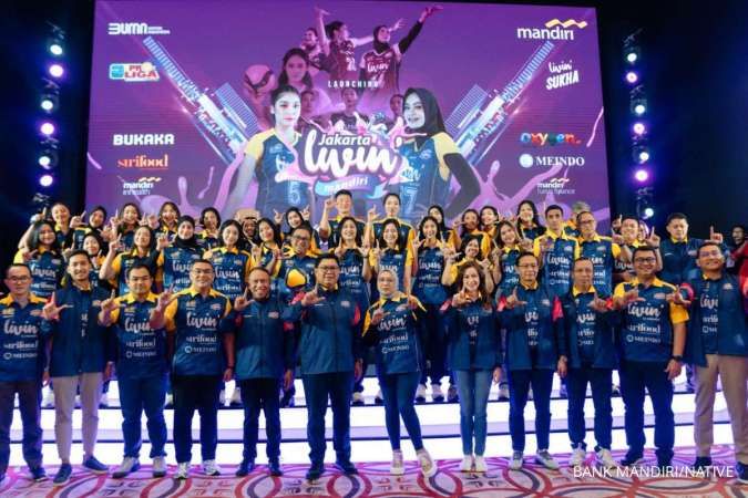 Bank Mandiri Perkenalkan Tim Voli Putri Jakarta Livin’ Mandiri untuk Proliga