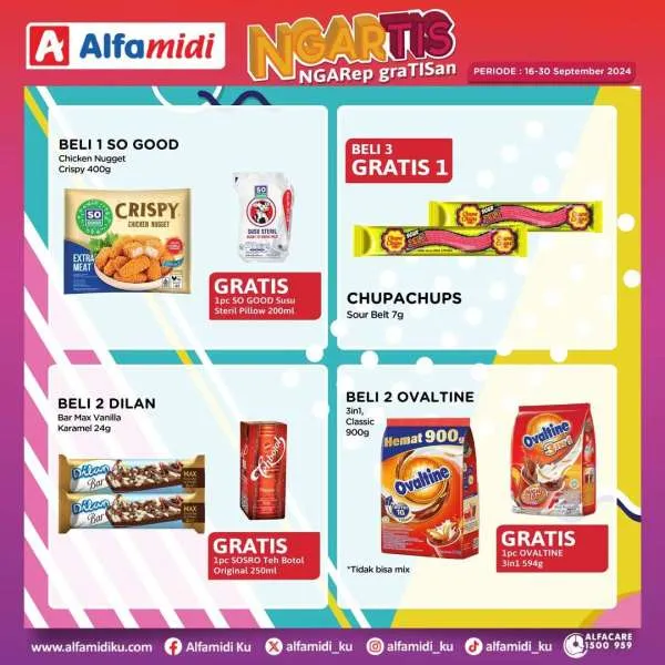 Promo Alfamidi Ngartis (Ngarep Gratisan) Periode 16-30 September 2024