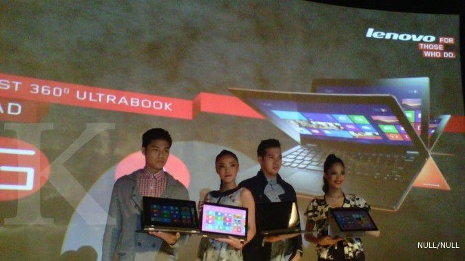 Ultrabook Lenovo ini mampu tampil layaknya tablet