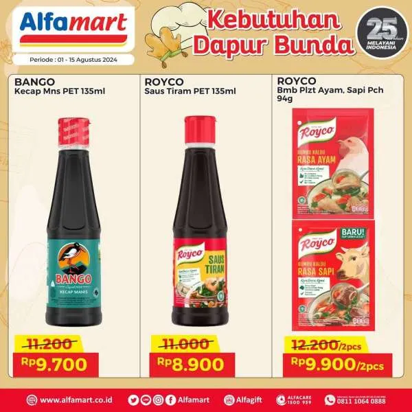 Promo Alfamart Kebutuhan Dapur Periode 1-15 Agustus 2024