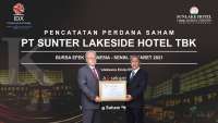 Hotel Sunter Lakeside (SNLK) dikabarkan mau merger, ini kata pengamat
