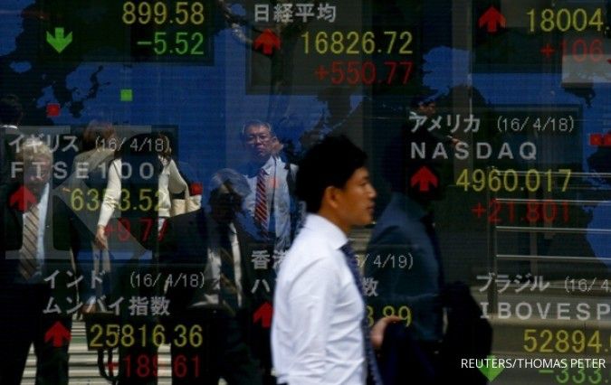 Bursa Asia melorot enam hari beruntun 