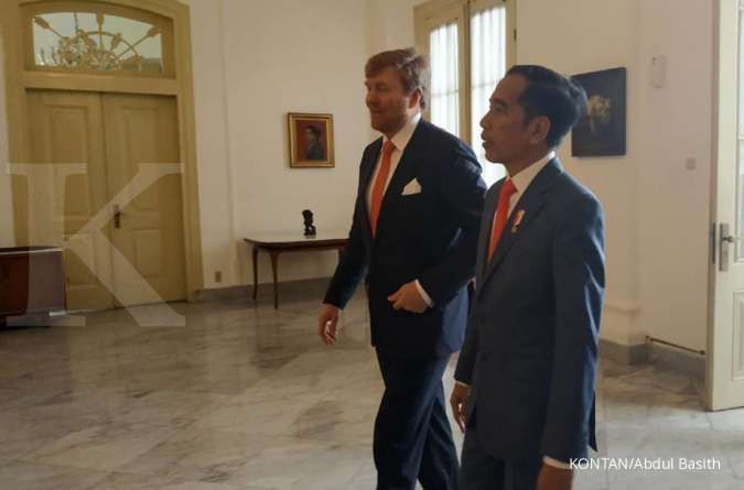 Sambut Raja Belanda, Jokowi ajak perkuat hubungan kedua negara