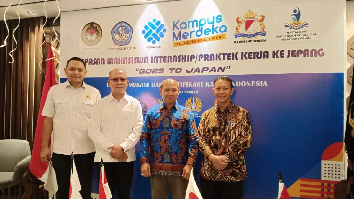 Kadin Indonesia Melepas 36 Mahasiswa Program Magang Bersertifikat ke Jepang