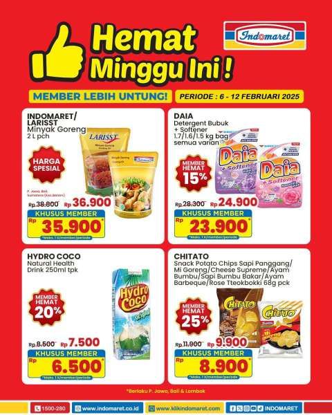 Promo Indomaret 6-12 Februari 2025 Hemat Minggu Ini