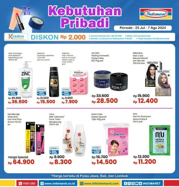 Promo Indomaret Super Hemat Periode 25 Juli-7 Agustus 2024