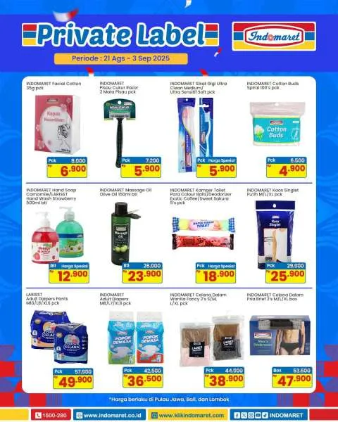 Promo Indomaret Super Hemat Periode 21 Agustus-3 September 2025