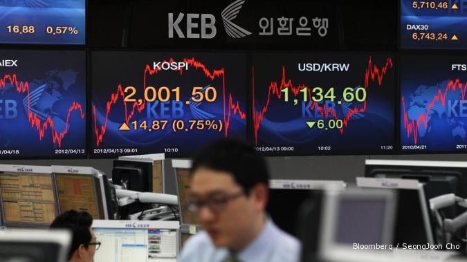 Bursa Asia rontok, Hang Seng terjungkal 3%