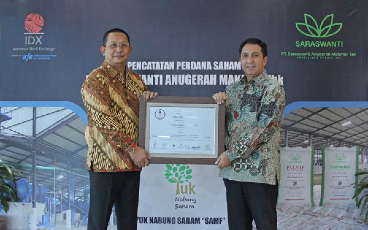 Saraswanti Anugerah Makmur (SAMF) akan tebar dividen Rp 52,78 miliar, simak jadwalnya