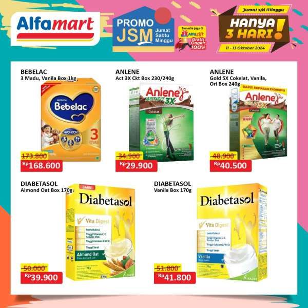 Promo JSM Alfamart Weekend 11-13 Oktober 2024