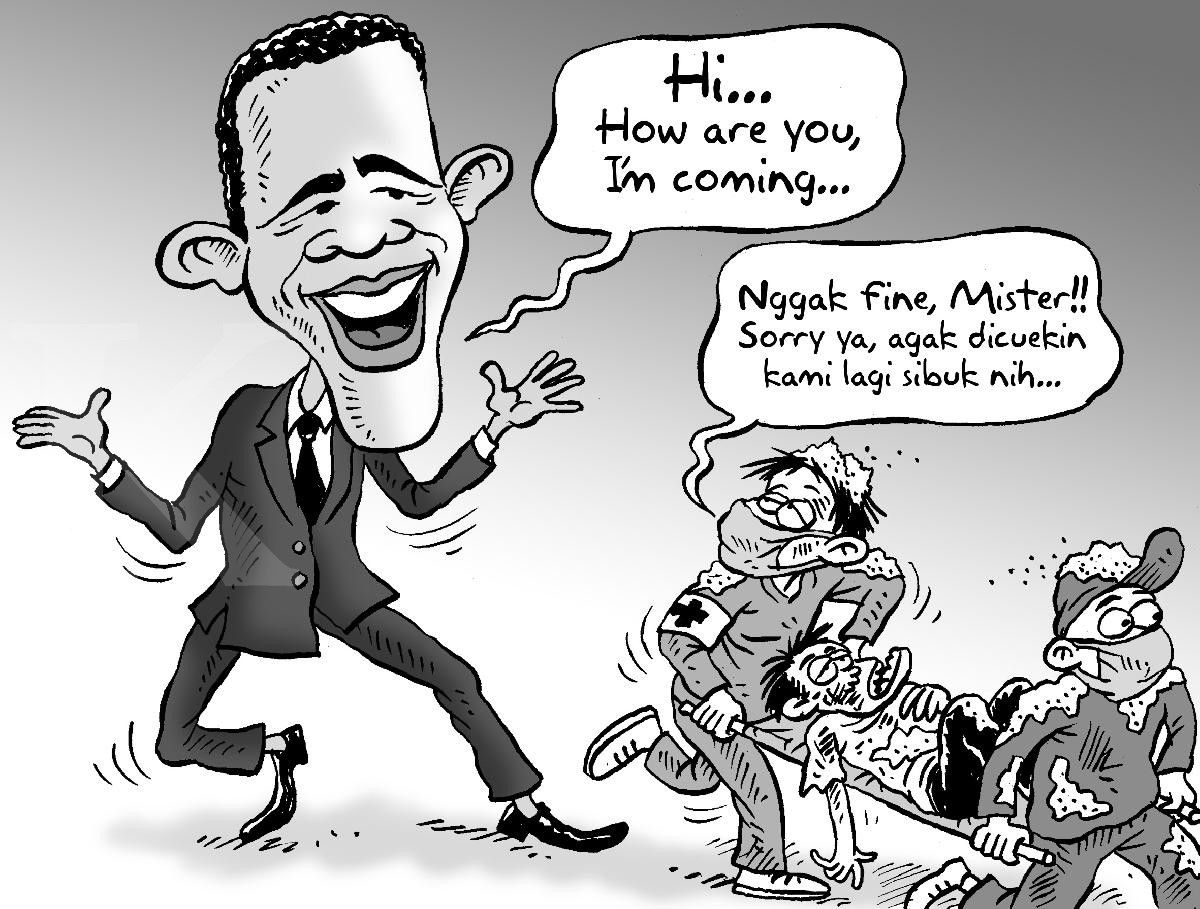 Kunjungan Obama Ke Indonesia Pada Saat Penuh Bencana