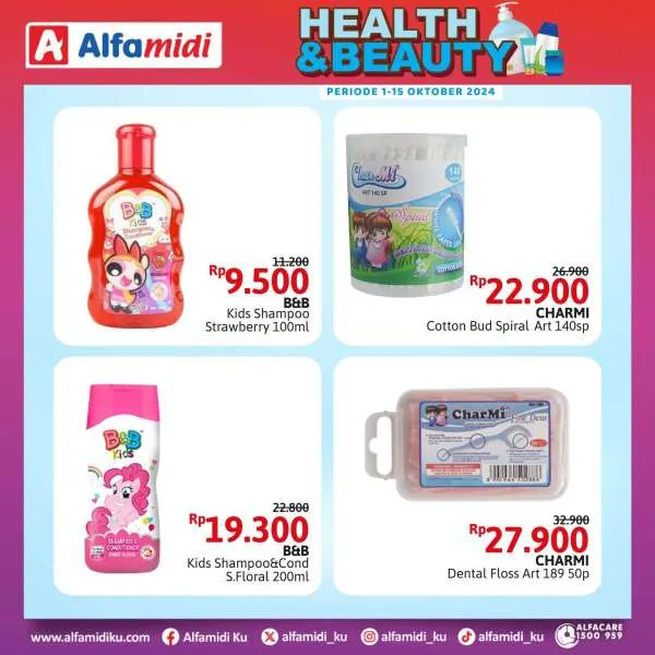 Promo Alfamidi Health & Beauty Periode 1-15 Oktober 2024