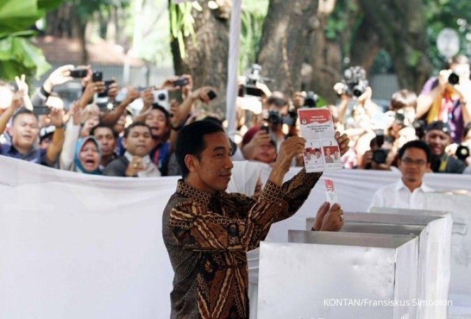 Jokowi coblos Pilgub DKI di TPS 4 Gambir
