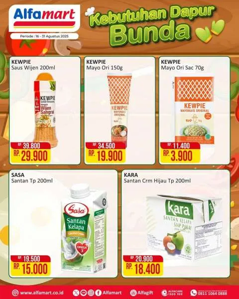 Promo Alfamart Kebutuhan Dapur Periode 16-31 Agustus 2025