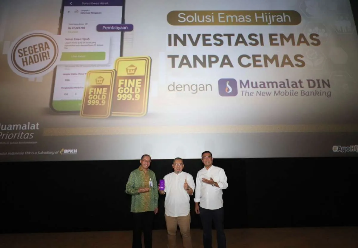 Bank Muamalat Luncurkan Pembiayaan Solusi Emas Hijrah melalui Muamalat DIN