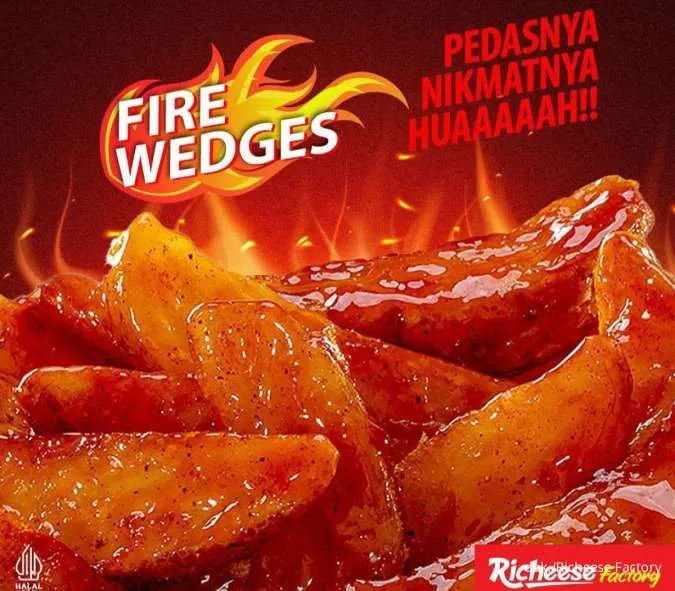 Menu baru Richeese Factory: Fire Wedges