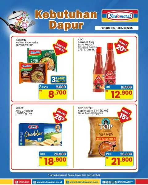 Promo Indomaret Super Hemat Periode 15-28 Mei 2025