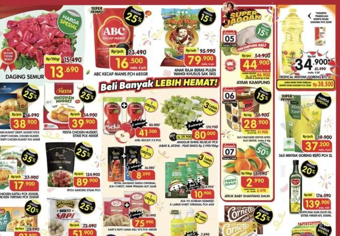 Promo Superindo Hari Ini 5-7 Desember 2025, Apel Rockit Beli 1 Gratis 1