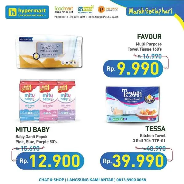 Promo Hypermart Hyper Diskon Weekday Periode 18-20 Juni 2024