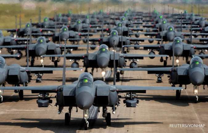 Saling Mengertak, Korea Utara dan Korea Selatan Terbangkan Ratusan Jet Tempur