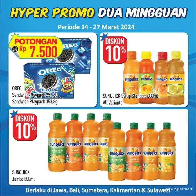 Promo Hypermart Dua Mingguan Periode 28 Maret-10 April 2024