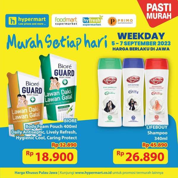 Katalog Promo Hypermart Terbaru 5-7 September 2023, Promo Hyper Diskon Weekday