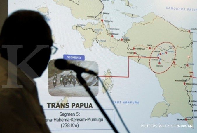 Lanjutkan proyek Trans Papua, Jokowi: Tekad membara untuk membangun tanah Papua