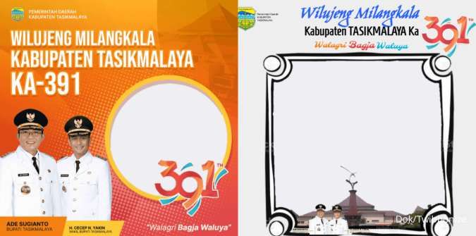 16 Twibbon Hari Jadi Kabupaten Tasikmalaya 2023 yang Bisa Diunggah di Medsos!