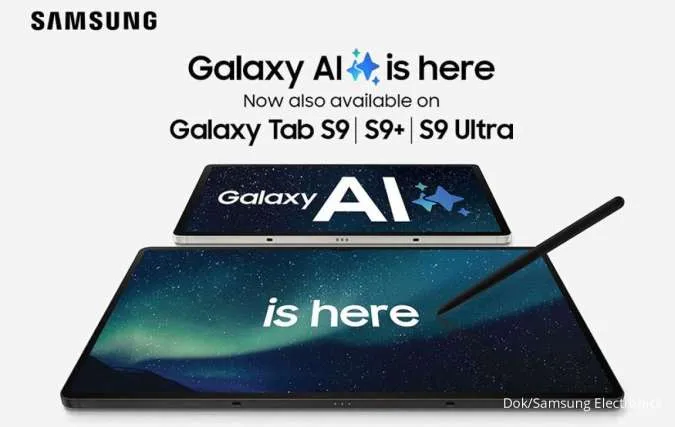 Software Update Galaxy Tab S9 Series, Galaxy AI Bikin Produktivitasmu Tambah Menyala