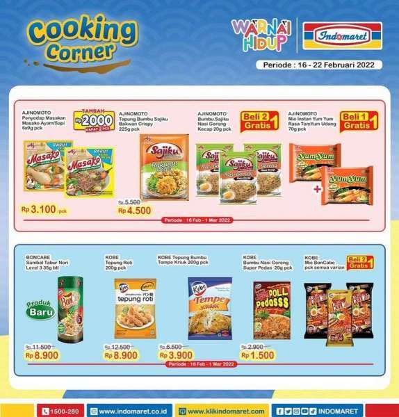 Promo Indomaret Super Hemat Mingguan Terbaru 16-22 Februari 2022