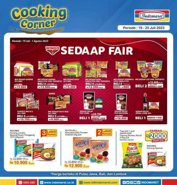 Katalog Harga Promo Indomaret 19-25 Juli 2023, Super Hemat Mingguan Terbaru