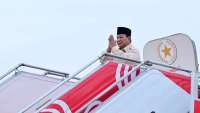 Prabowo Tiba di Jakarta Usai Hadiri KTT Perdamaian dan Penghentian Perang Gaza