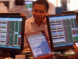 Tingginya aksi jual membuat indeks ditutup meriang di sesi I