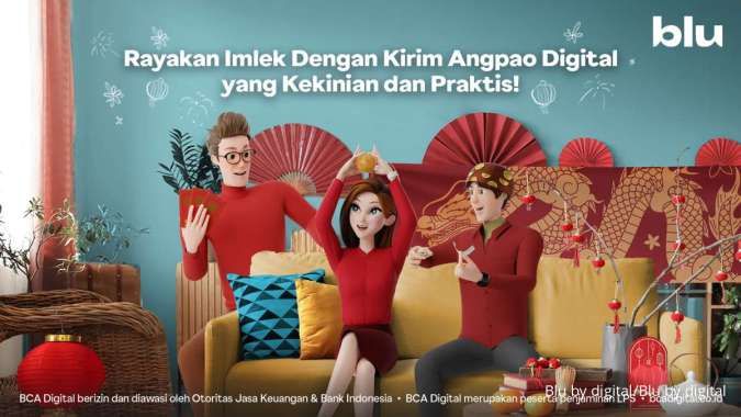 Sambut Tahun Baru Imlek, Yuk Kirim Angpao Digital Lewat Fitu Blu by Digital