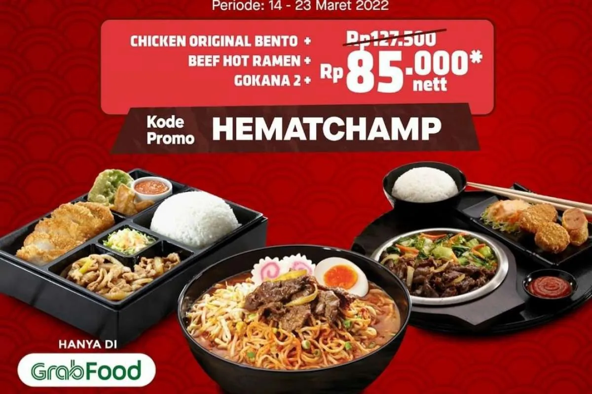Promo Gokana 14-23 Maret 2022, Diskon Paket Hemat Triple Puas Rp 85.000