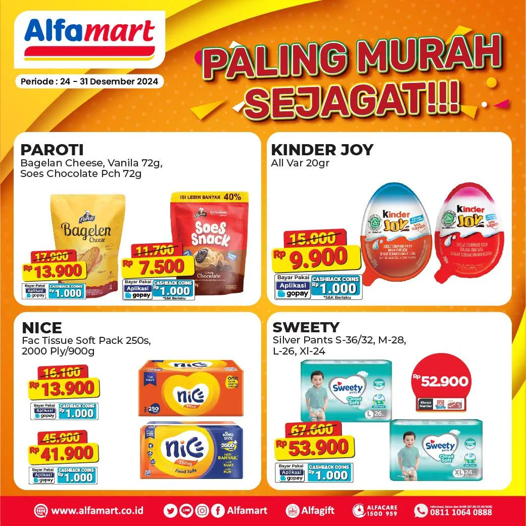 Promo Alfamart Paling Murah Sejagat Periode 24-31 Desember 2024